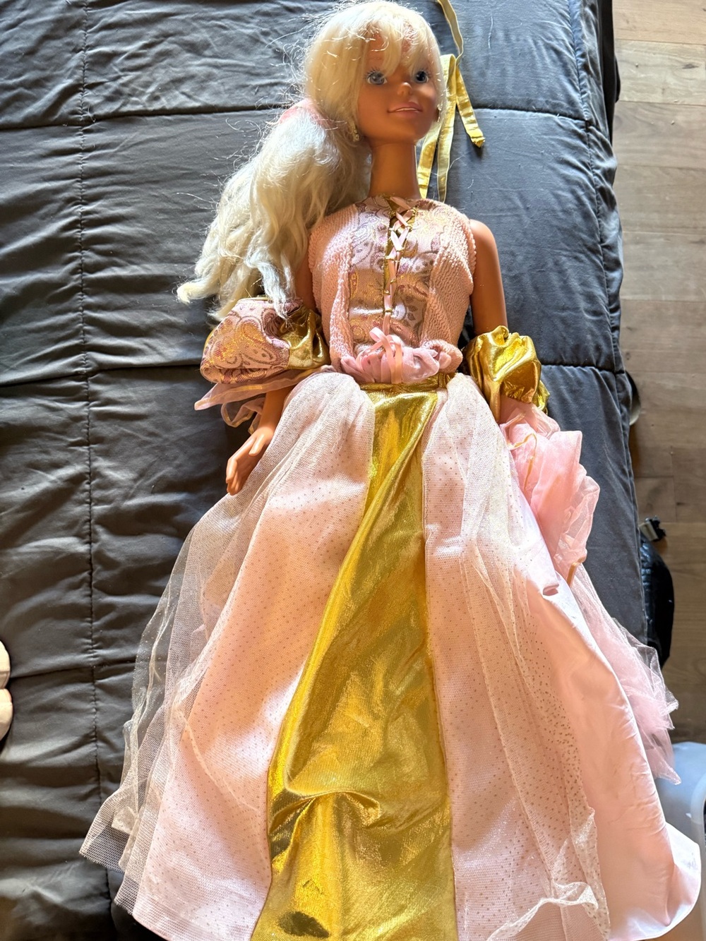 Barbie Pink and Gold Rapunzel Doll